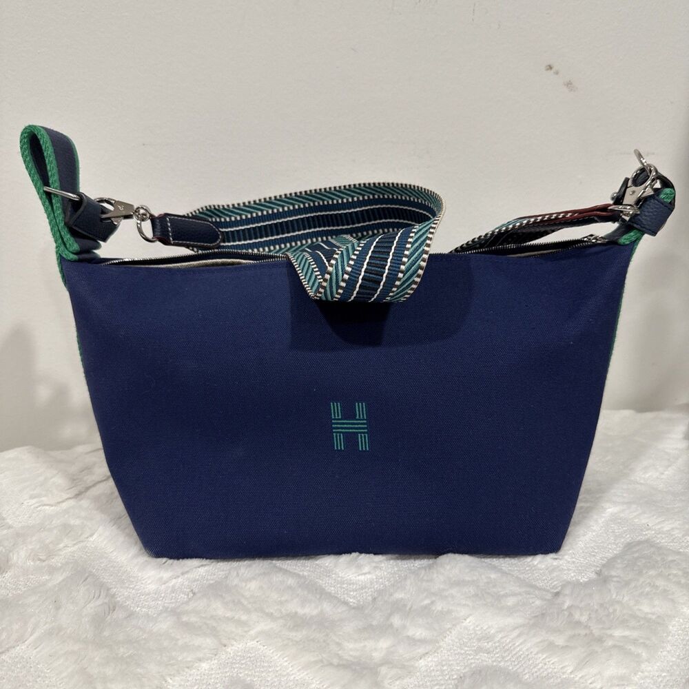 Hermes Bride-a-Brac Case Medium Marine With DIY Crossbody Strap